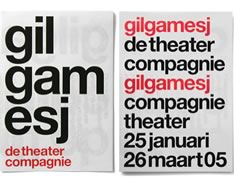Carteles para The Theater Compagnie. Experimental Jetset