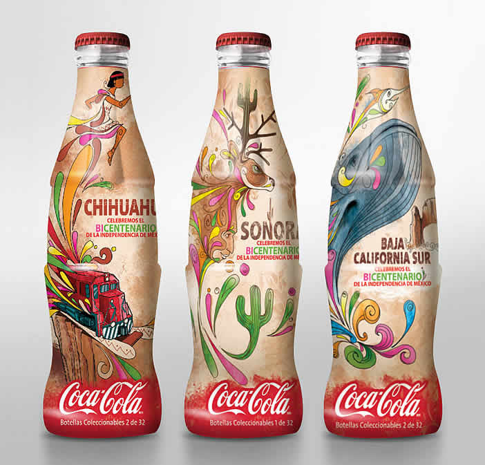 Envases Coca Cola Bicentenario México
