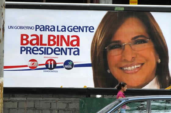 Campaña presidencial de Balbina Herrera, Panamá.