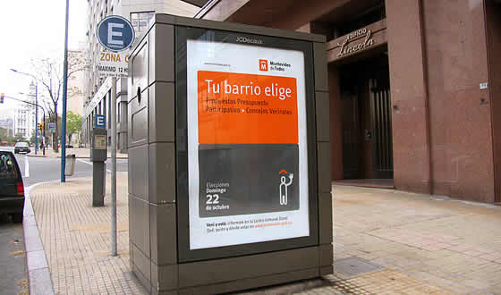 Identidad Montevideo. Publicidad de elecciones para el «Presupuesto Participativo 2006».