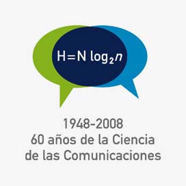 Emblema conmemorativo del 60 aniversario de la Ciencia de las Comunicaciones.