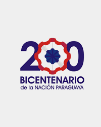 Marca conmemorativa del bicentenario paraguayo.