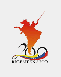 Marca conmemorativa del bicentenario venezolano.