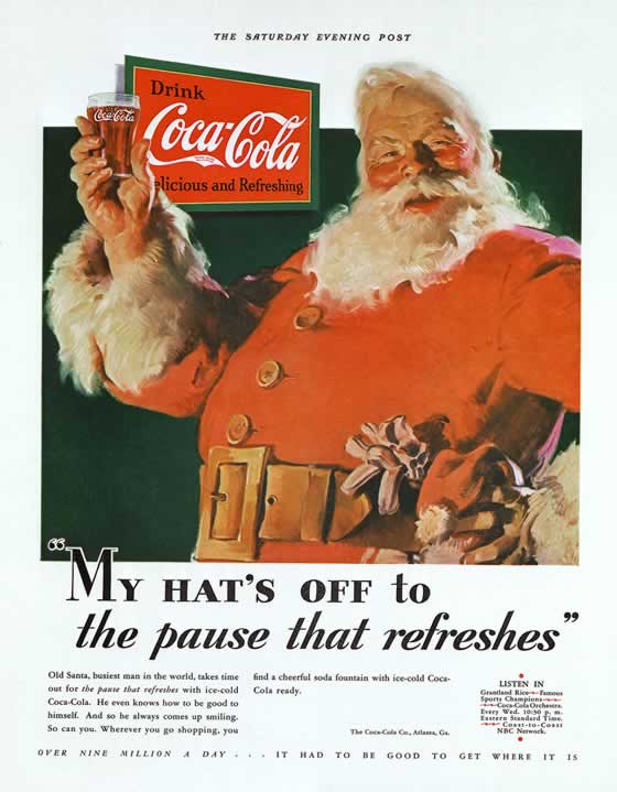 El Papá Noel de CocaCola