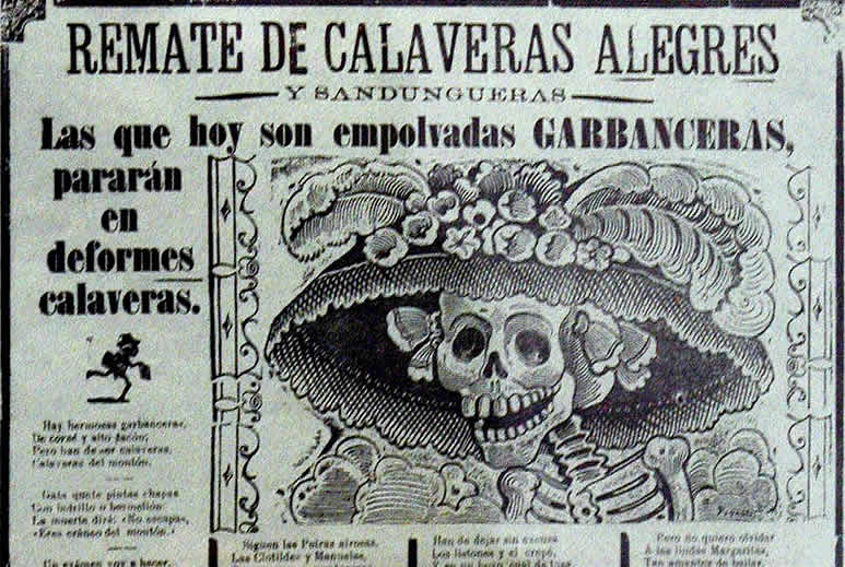 Primera aparición de La Catrina en 1913.