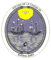 Escudo de la ciudad de Buenos Aires, 1923.