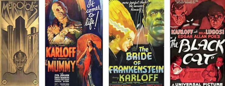 De izquierda a derecha, los afiches mas caros de la historia del cine, hasta hoy.