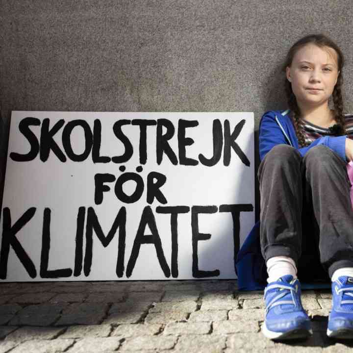 Ilustración principal del artículo Greta Thunberg: ¿activista ecológica o marca del capitalismo verde?