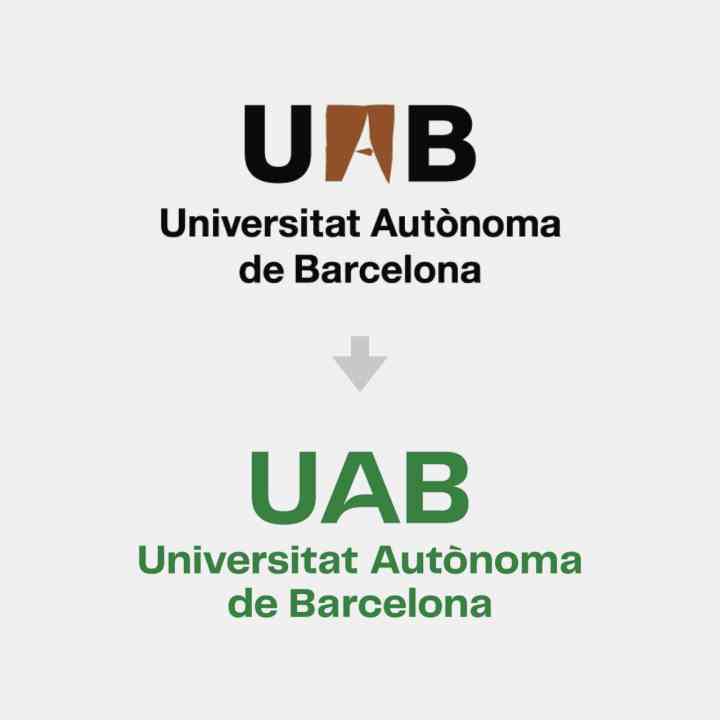 La UAB, Universidad Autónoma de Barcelona, cambió su logo