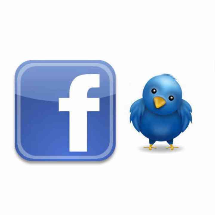 Las empresas, Facebook y Twitter