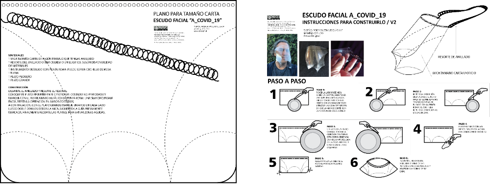 Diseño para la emergencia: Escudo facial A_COVID_19